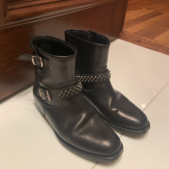 Black Saint Laurent booties with box!! - Picture 2 of 6